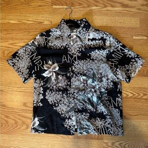 Amiri Silk Graphic Print Shirt